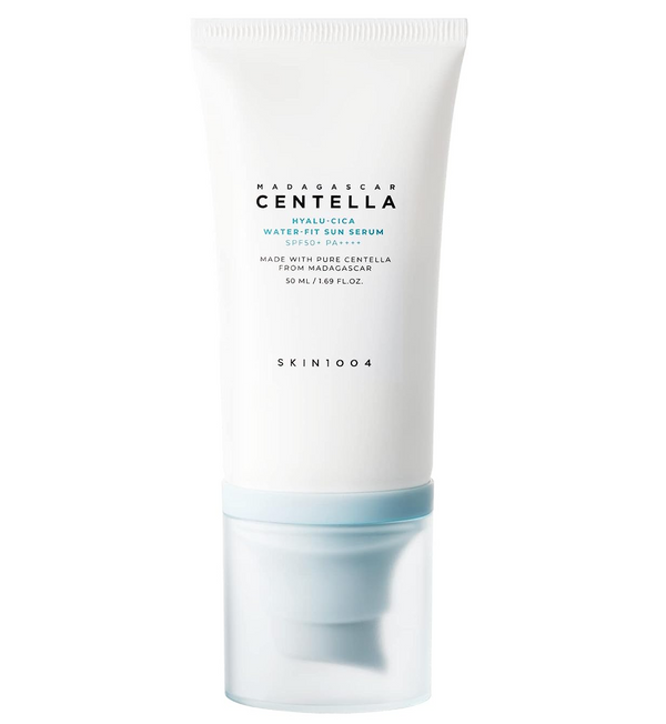 Hyalu-Cica Water-Fit Sun Serum SPF50+ PA++++ Feather Light Moisturizing SPF with Glow